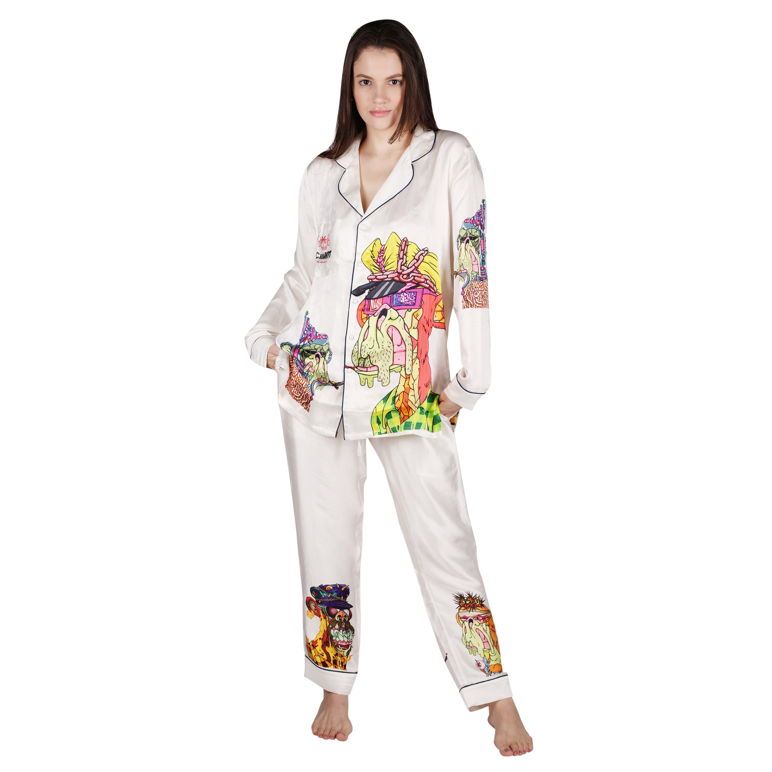 Off-White Silk Mutant Ape