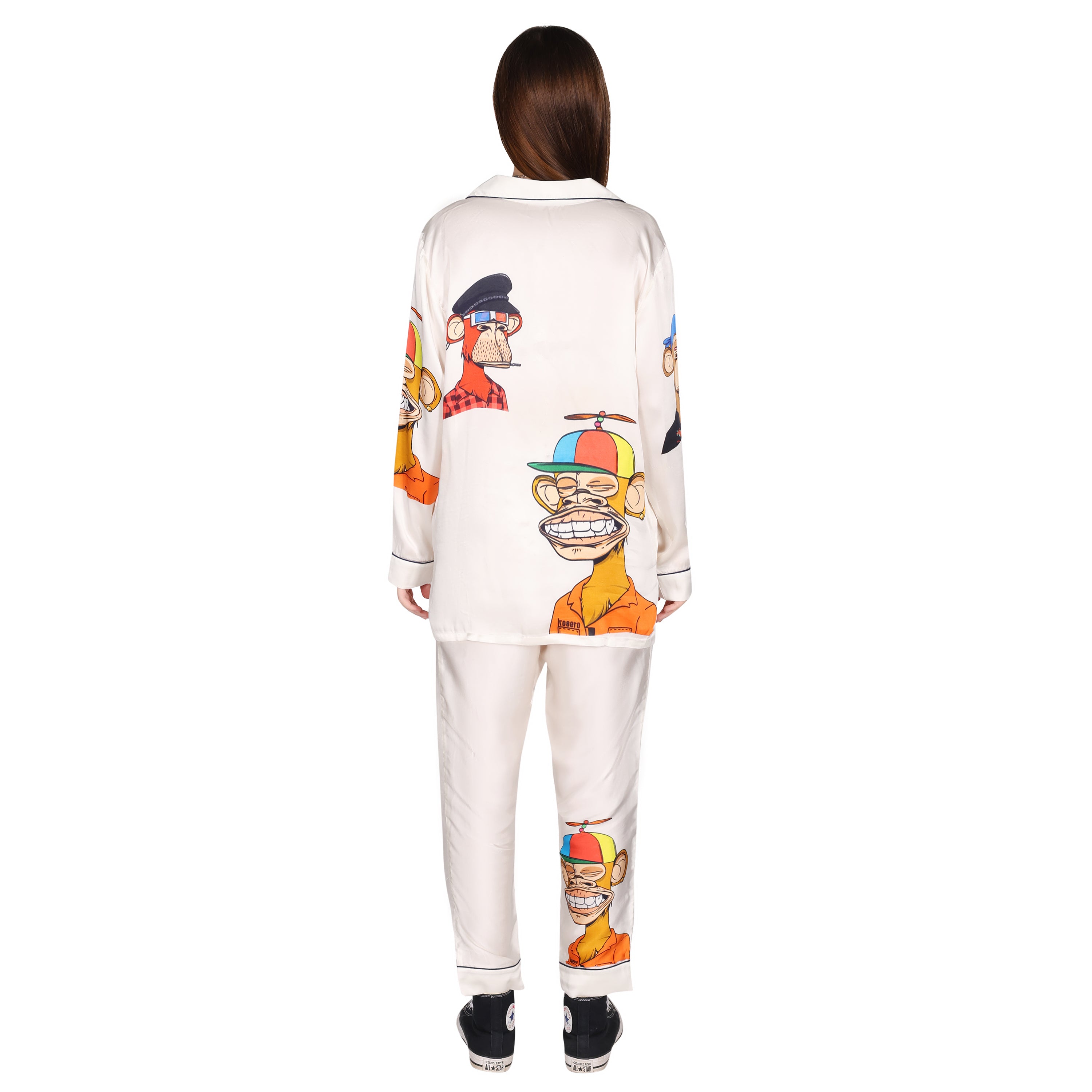 White Silk Bored Ape