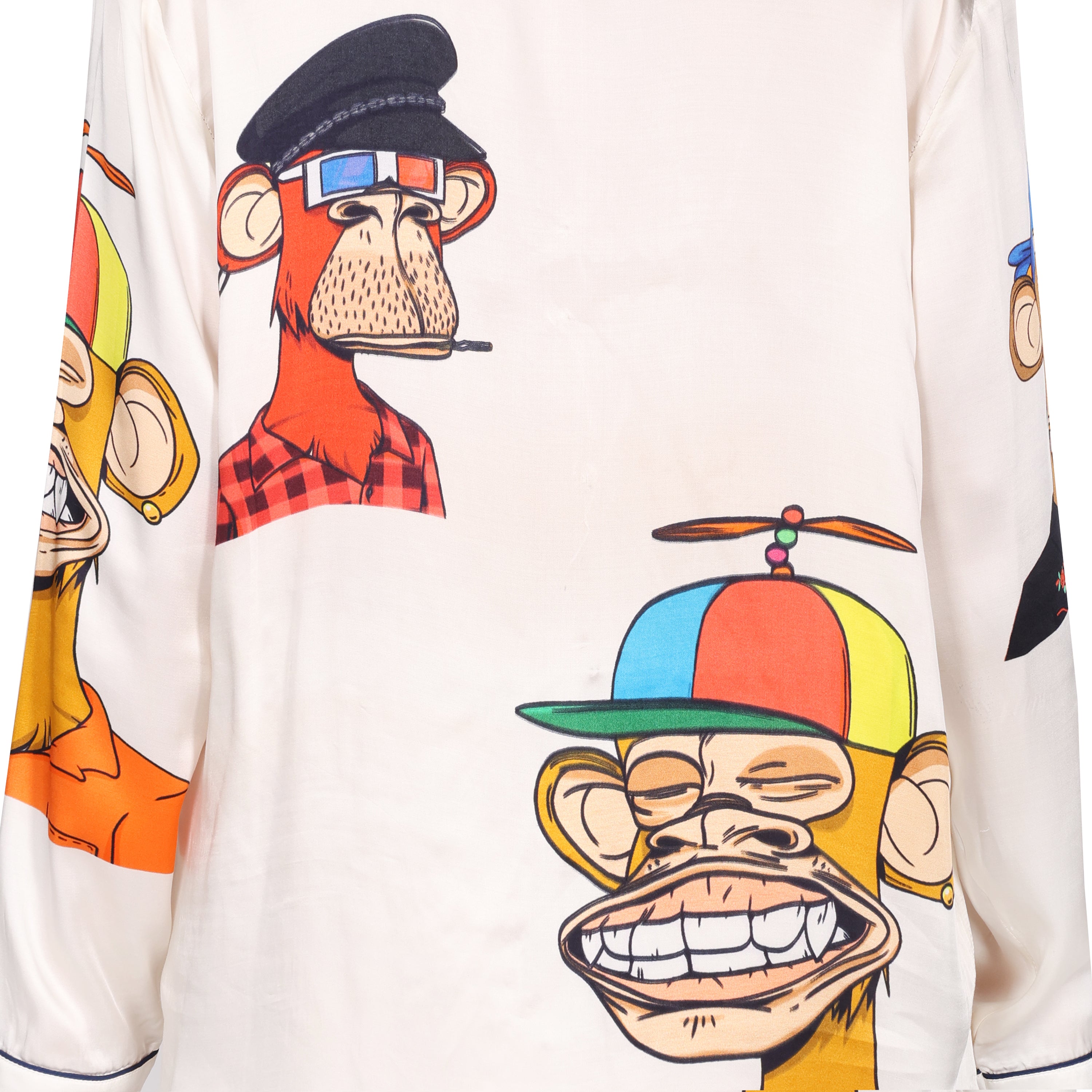 White Silk Bored Ape