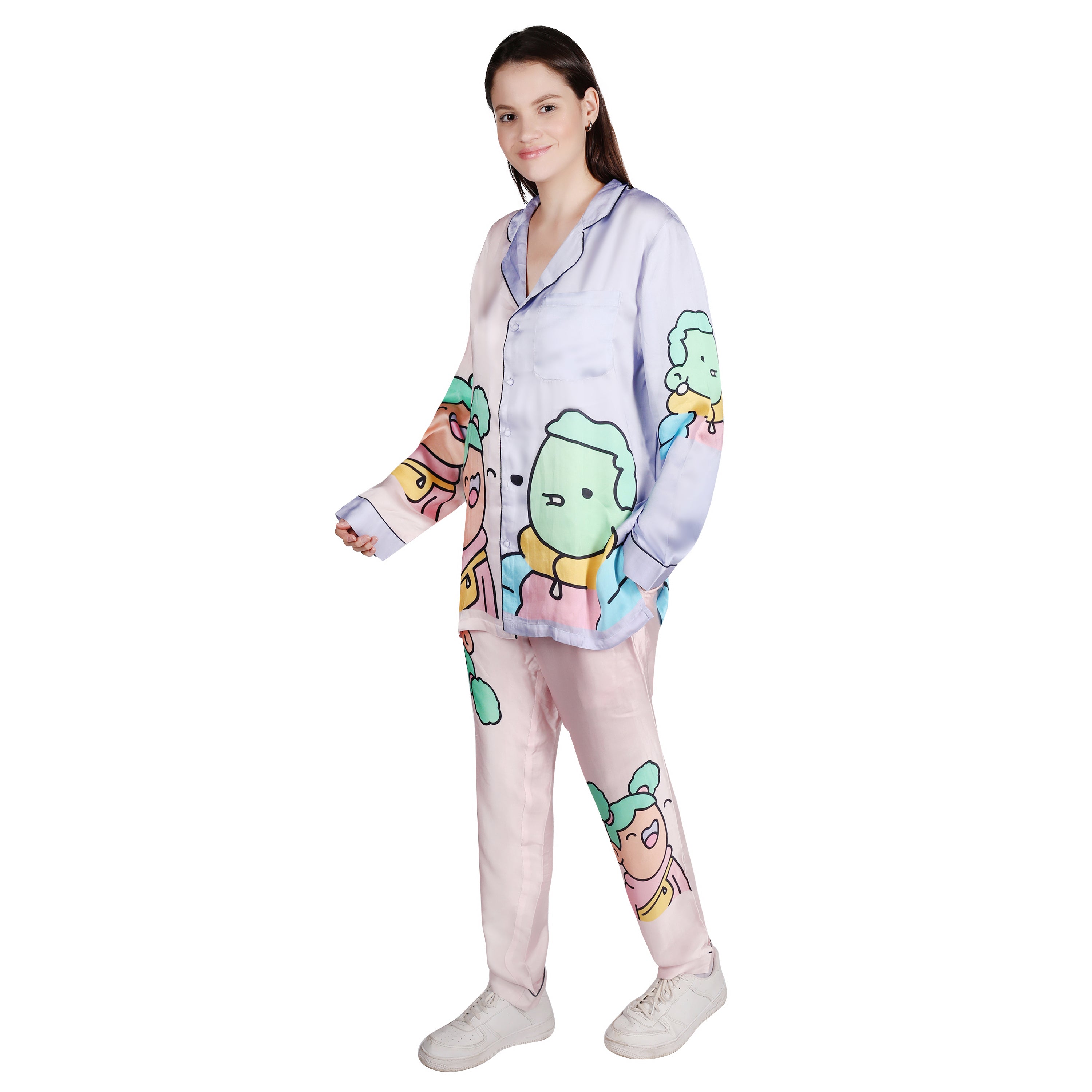 Light Pink Lavender Doodles