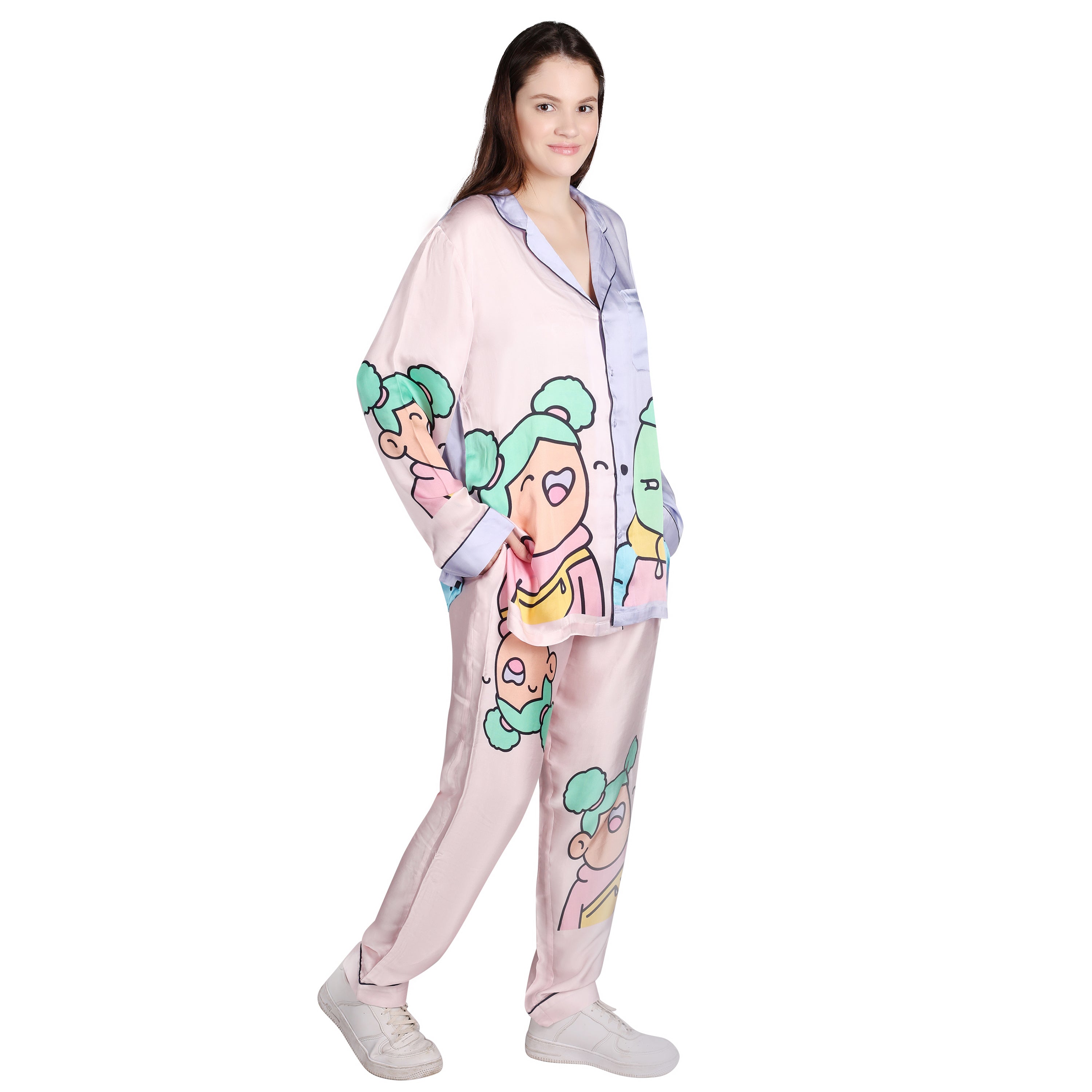 Light Pink Lavender Doodles