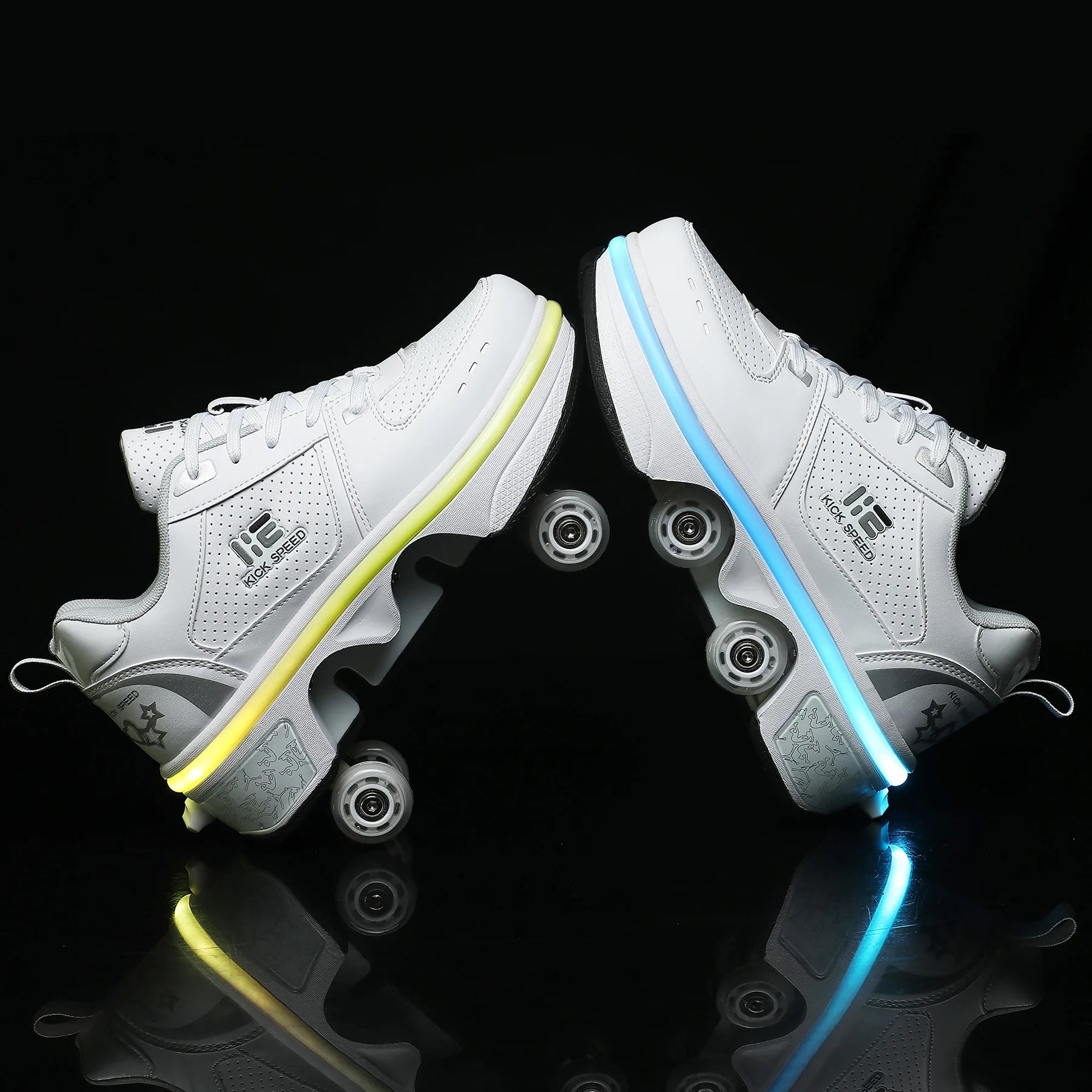 2 In 1 Unisex Skating Shoes – Walk or Roll with a Twist